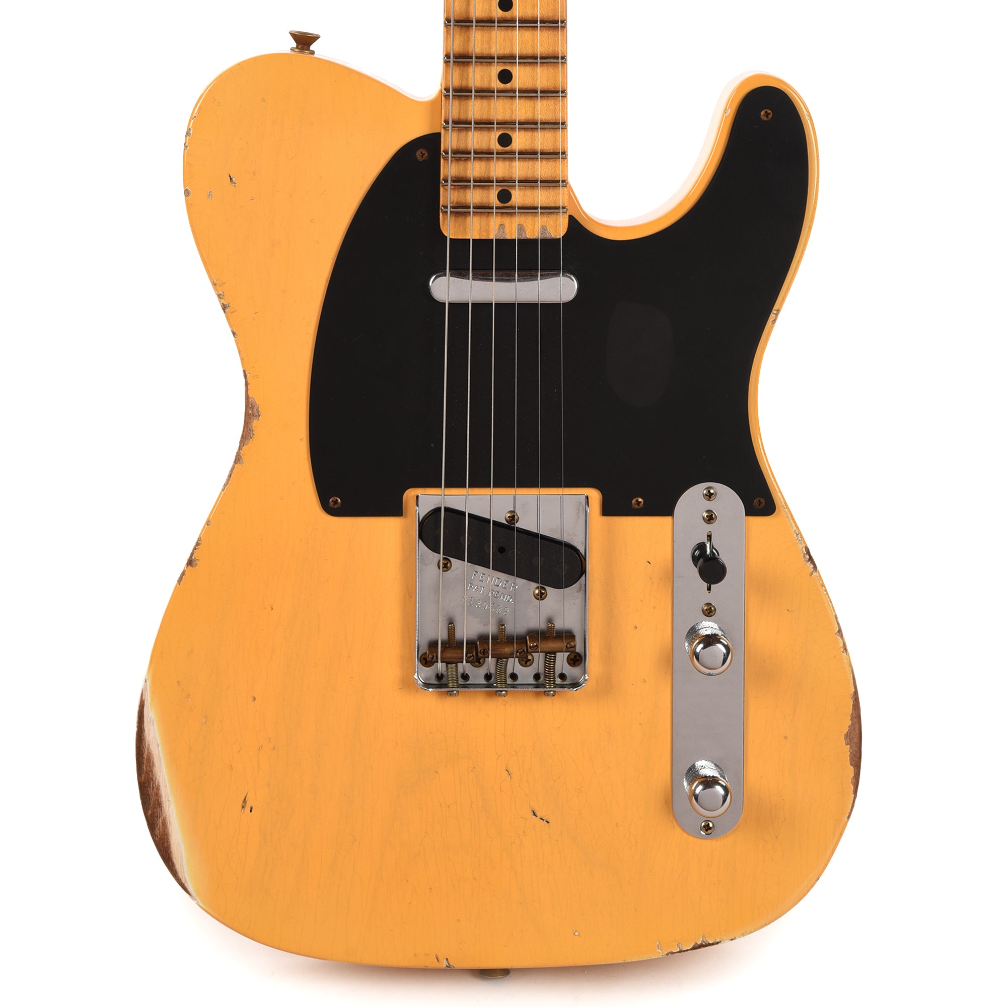Fender Custom Shop 1954 Telecaster Relic Aged Nocaster Blonde Electric Guitars / Solid Body