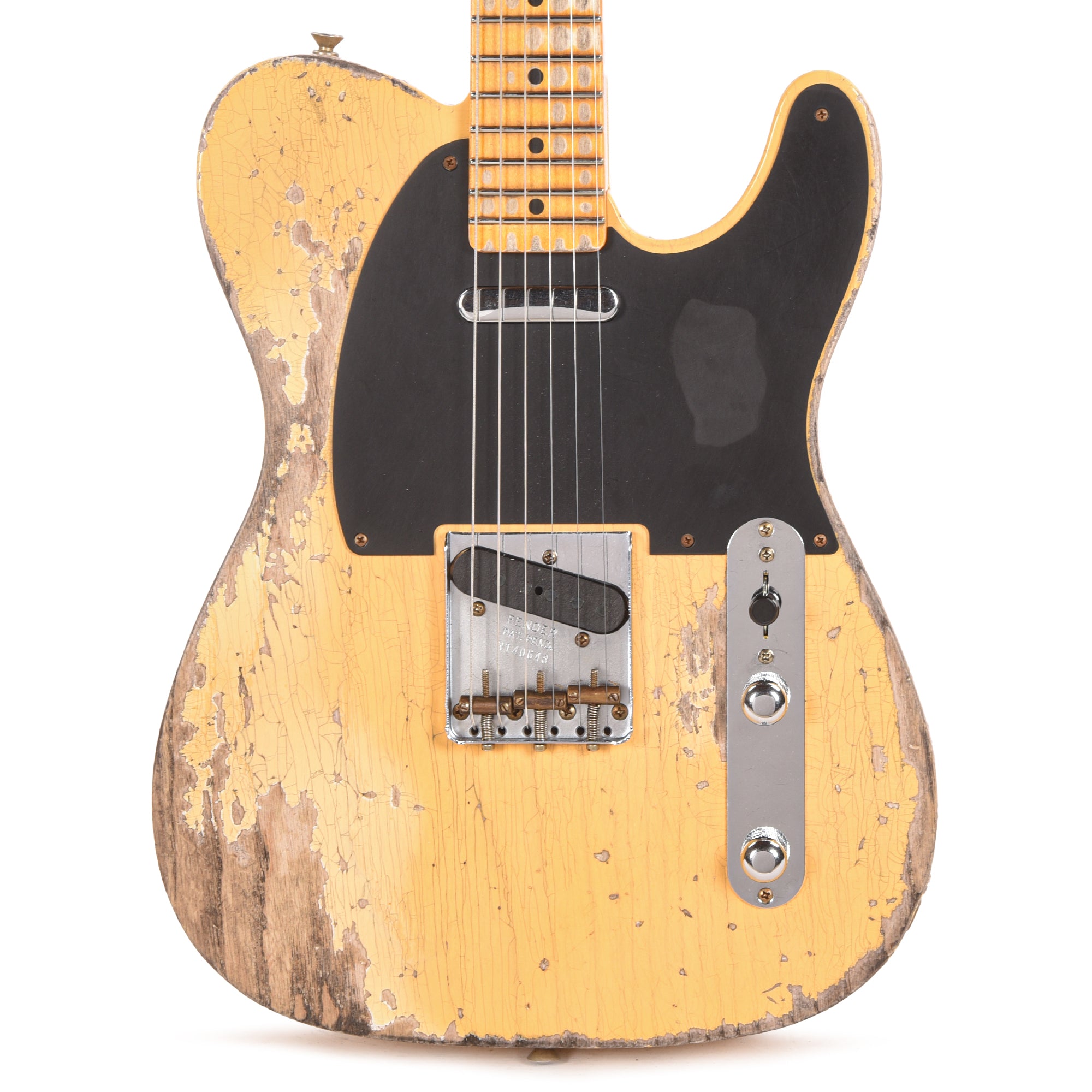 Fender Custom Shop 1954 Telecaster Super Heavy Relic Super Faded Aged Nocaster Blonde Electric Guitars / Solid Body