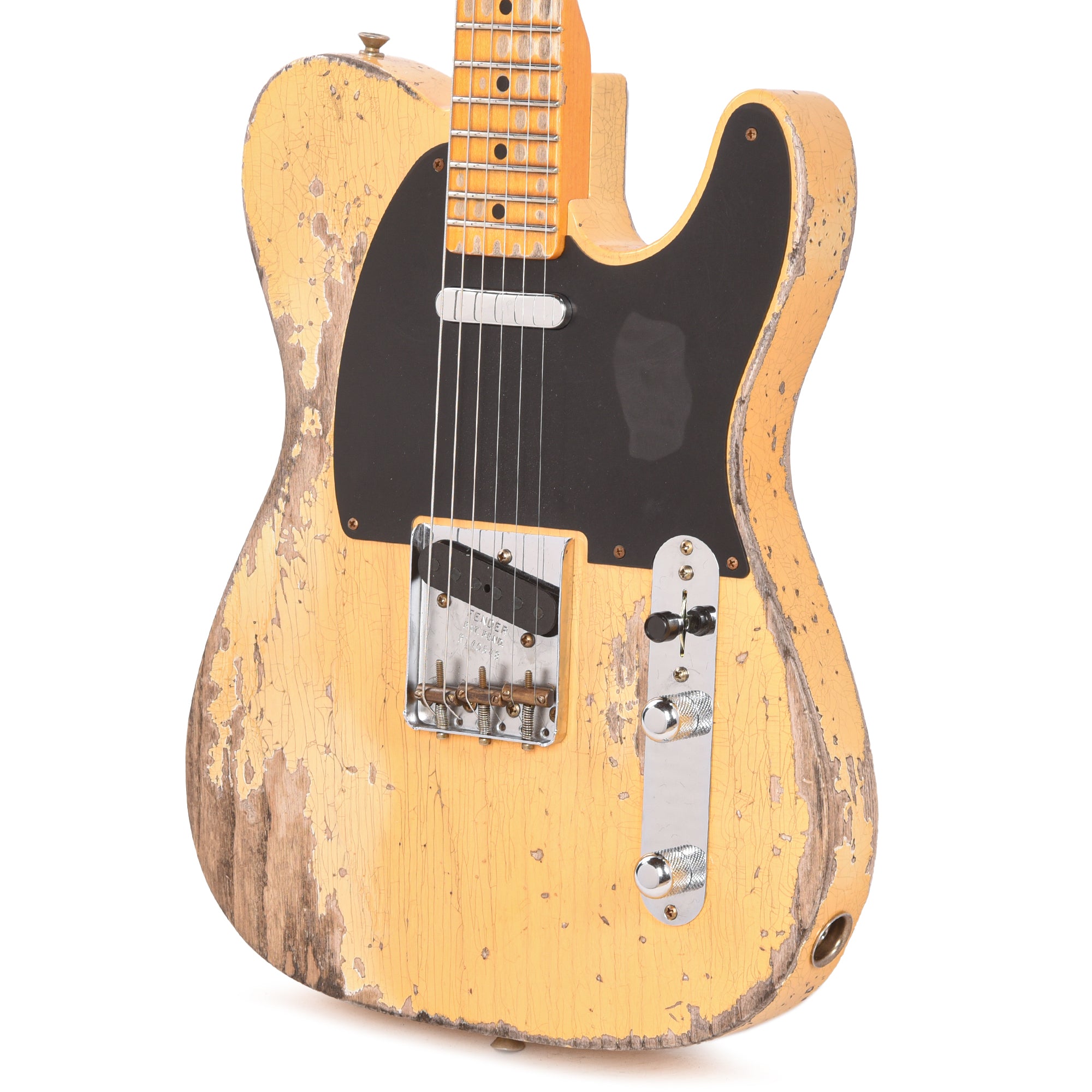 Fender Custom Shop 1954 Telecaster Super Heavy Relic Super Faded Aged Nocaster Blonde Electric Guitars / Solid Body