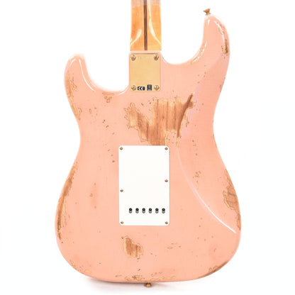 Fender Custom Shop 1955 Stratocaster "Chicago Special" Heavy Relic Aged Shell Pink w/Gold Hardware Electric Guitars / Solid Body
