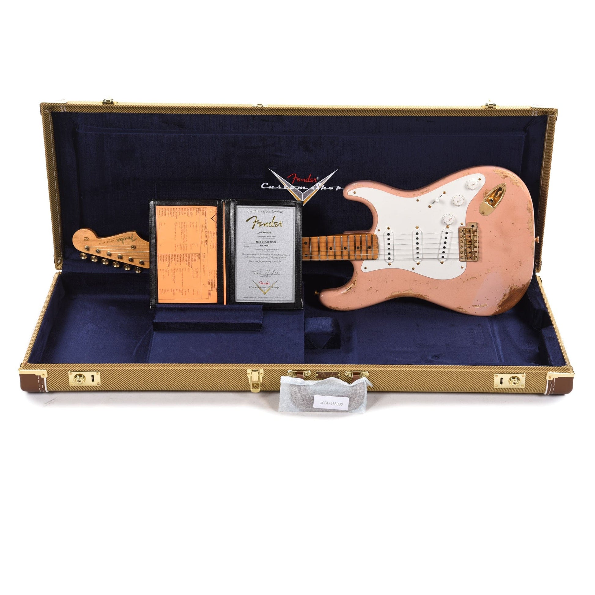 Fender Custom Shop 1955 Stratocaster "Chicago Special" Heavy Relic Aged Shell Pink w/Gold Hardware Electric Guitars / Solid Body