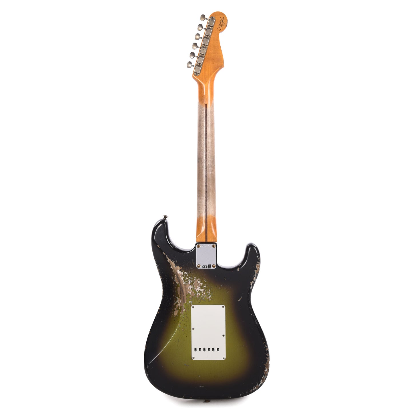 Fender Custom Shop 1955 Stratocaster "Chicago Special" LEFTY Heavy Relic Super Duper Aged Swamp Burst Electric Guitars / Solid Body