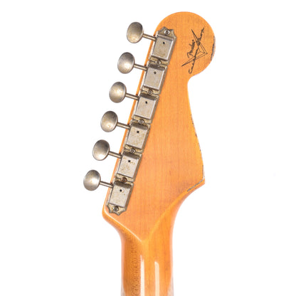 Fender Custom Shop 1955 Stratocaster "Chicago Special" LEFTY Heavy Relic Super Duper Aged Swamp Burst Electric Guitars / Solid Body