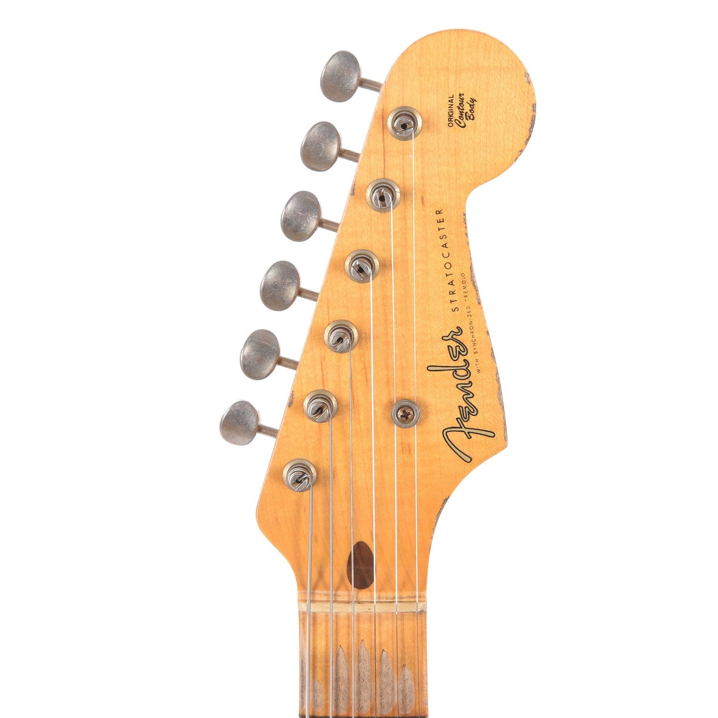 Fender Custom Shop 1955 Stratocaster "Chicago Special" Relic Aged Black w/Silver Aluminum Pickguard Electric Guitars / Solid Body