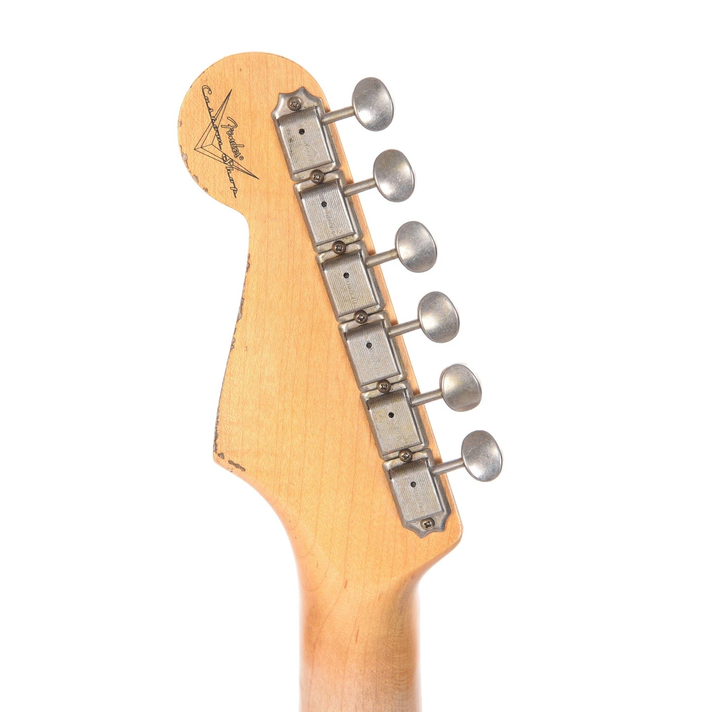 Fender Custom Shop 1955 Stratocaster "Chicago Special" Relic Aged Black w/Silver Aluminum Pickguard Electric Guitars / Solid Body