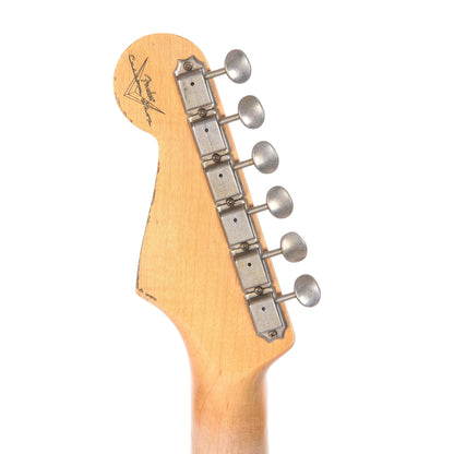 Fender Custom Shop 1955 Stratocaster "Chicago Special" Relic Aged Black w/Silver Aluminum Pickguard Electric Guitars / Solid Body