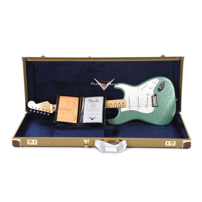Fender Custom Shop 1955 Stratocaster "Chicago Special" Time Capsule Aged Sea Foam Sparkle Electric Guitars / Solid Body
