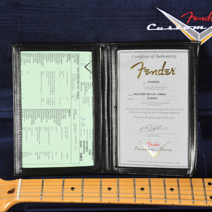 Fender Custom Shop 1955 Stratocaster Hardtail "Chicago Special" Deluxe Closet Classic Super Aged Black Electric Guitars / Solid Body