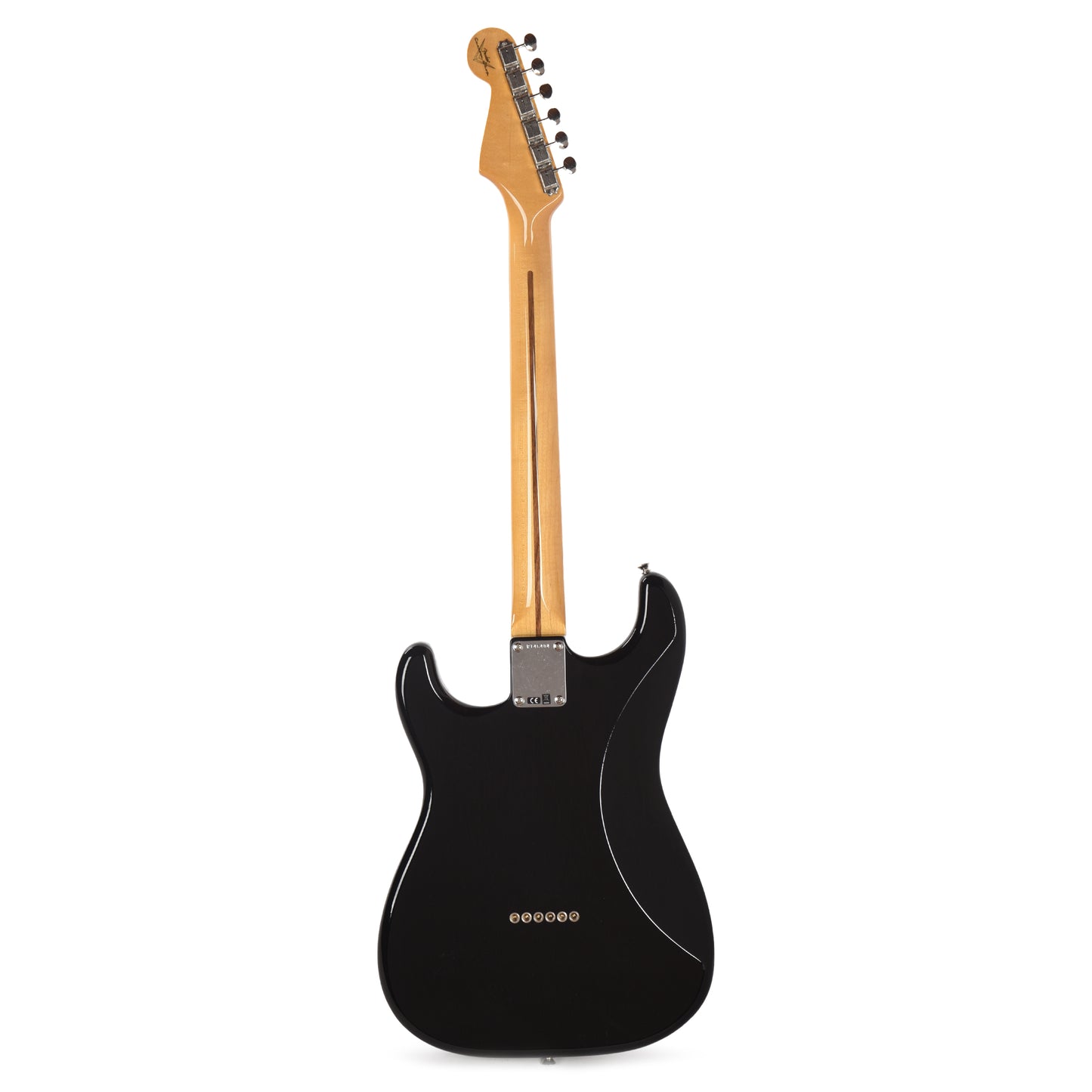 Fender Custom Shop 1955 Stratocaster Hardtail "Chicago Special" Deluxe Closet Classic Super Aged Black Electric Guitars / Solid Body