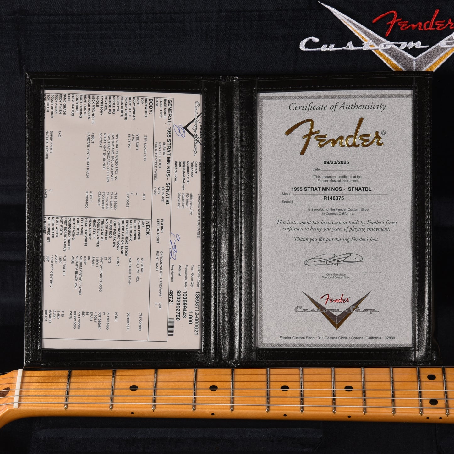 Fender Custom Shop 1955 Stratocaster Hardtail "Chicago Special" NOS Super Faded Natural Blonde Electric Guitars / Solid Body