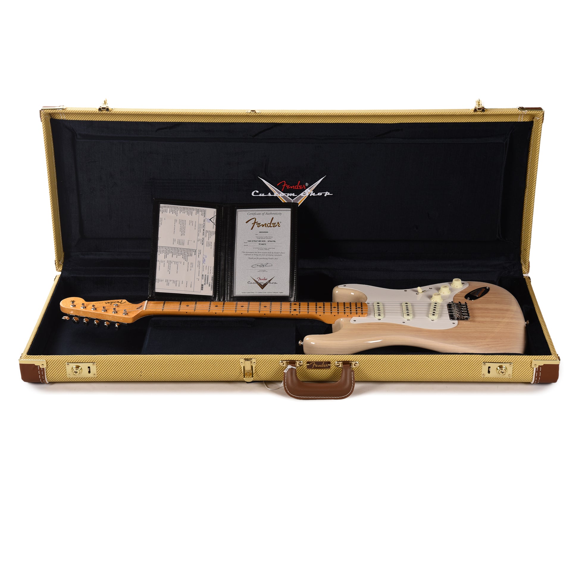 Fender Custom Shop 1955 Stratocaster Hardtail "Chicago Special" NOS Super Faded Natural Blonde Electric Guitars / Solid Body