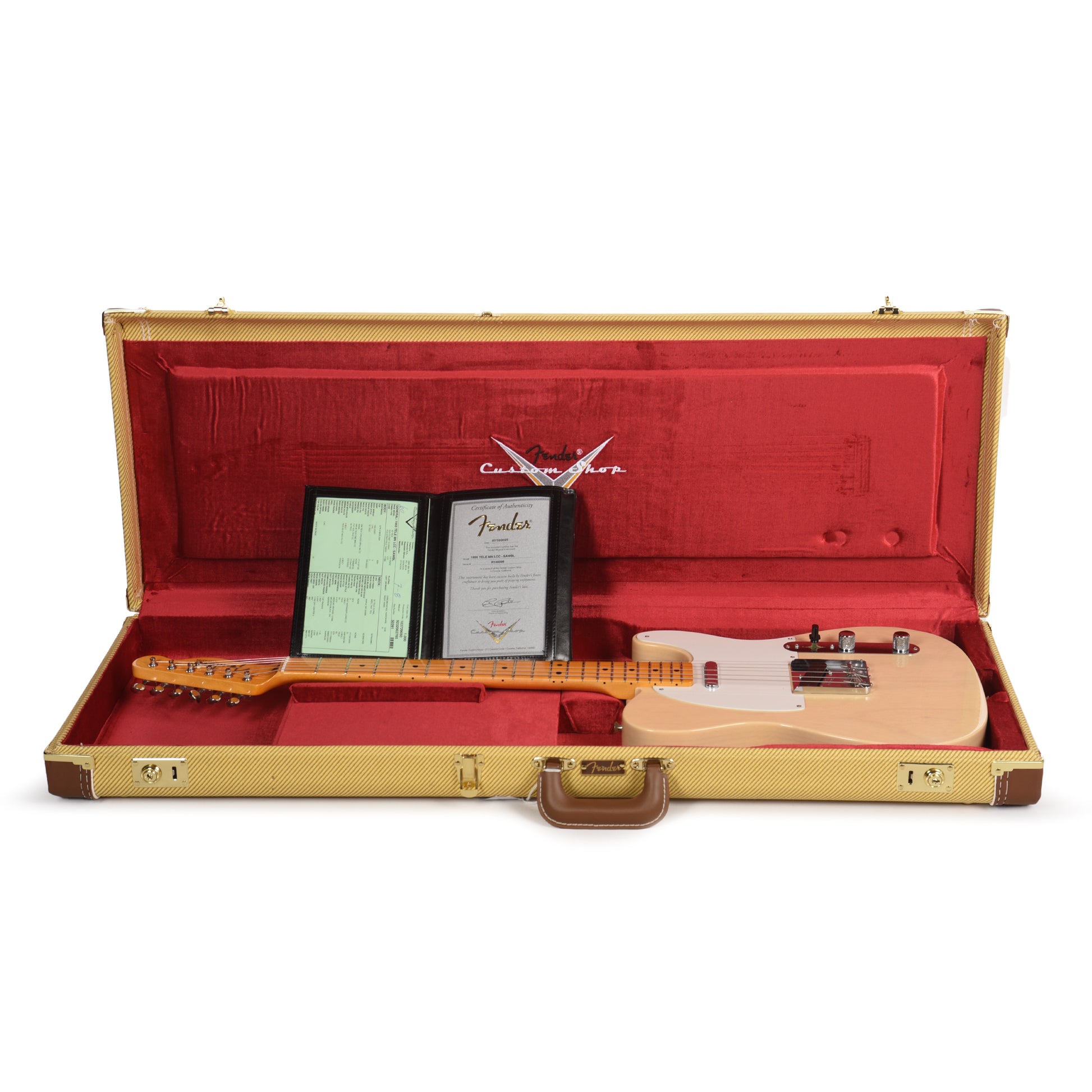 Fender Custom Shop 1955 Telecaster "Chicago Special" Deluxe Closet Classic Super Aged White Blonde Electric Guitars / Solid Body