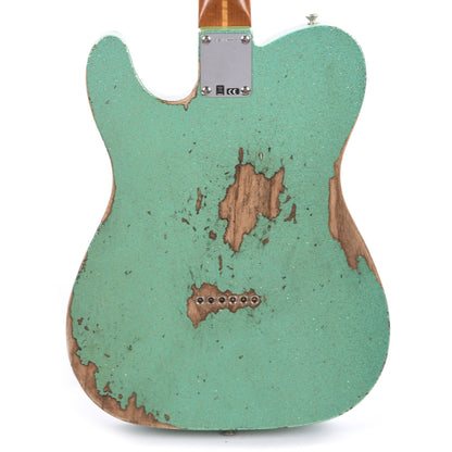 Fender Custom Shop 1955 Telecaster "Chicago Special" Heavy Relic Super Aged Sea Foam Sparkle w/Roasted Neck Electric Guitars / Solid Body