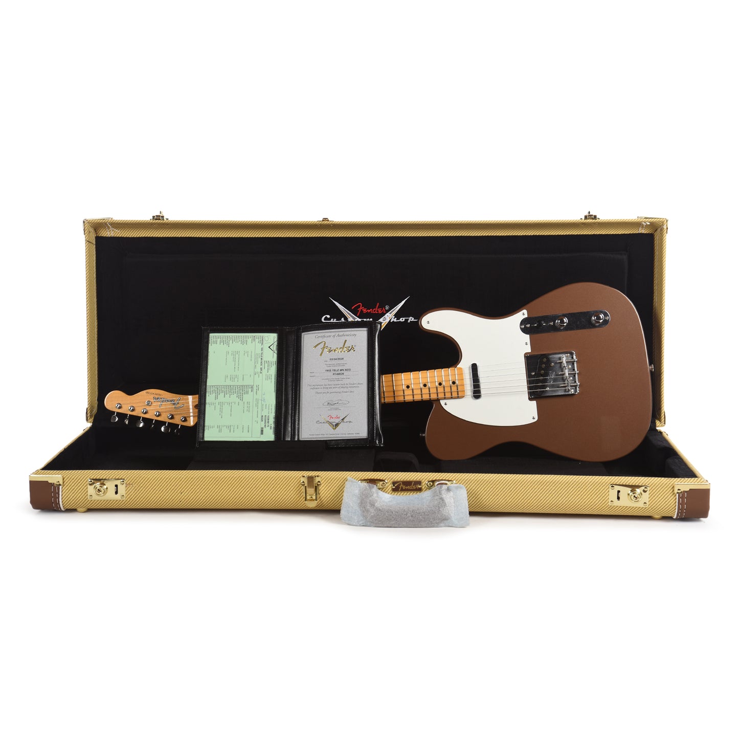 Fender Custom Shop 1955 Telecaster "Chicago Special" NOS Medium Palomino Metallic Electric Guitars / Solid Body