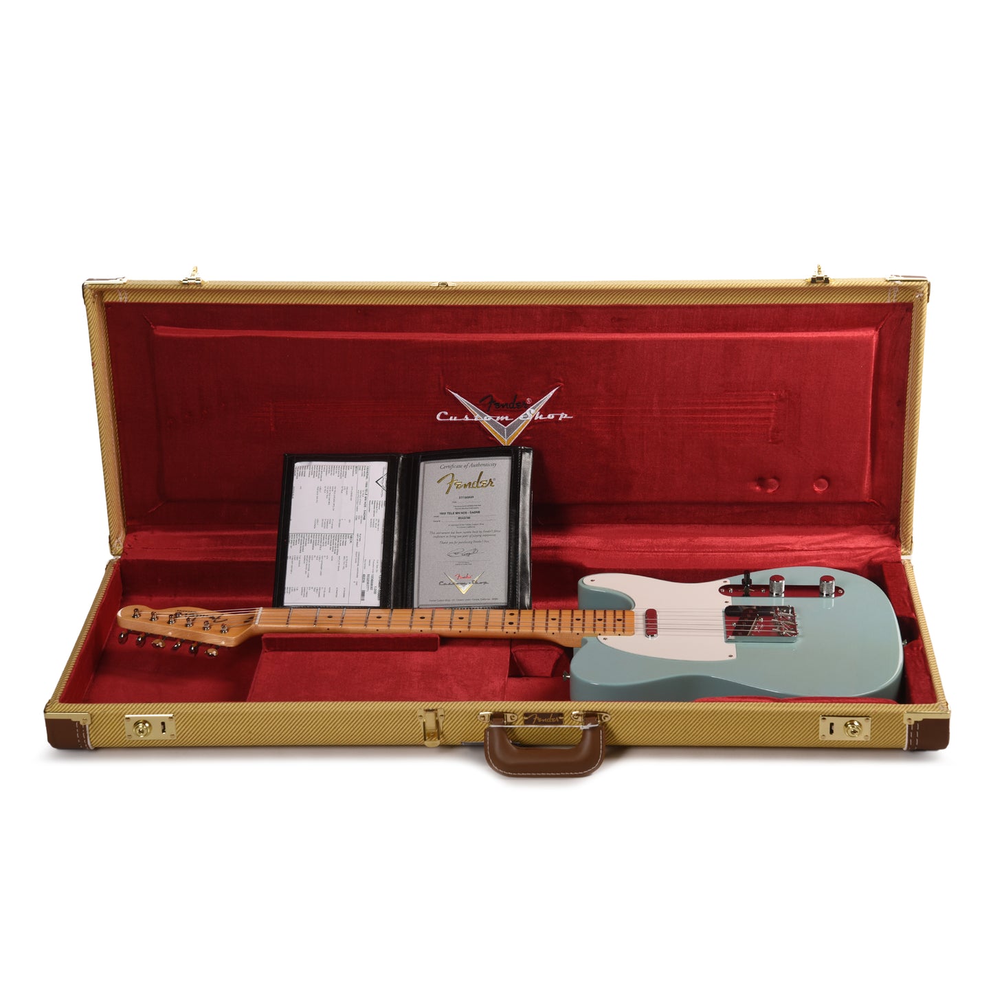 Fender Custom Shop 1955 Telecaster "Chicago Special" NOS Super Aged Daphne Blue Electric Guitars / Solid Body
