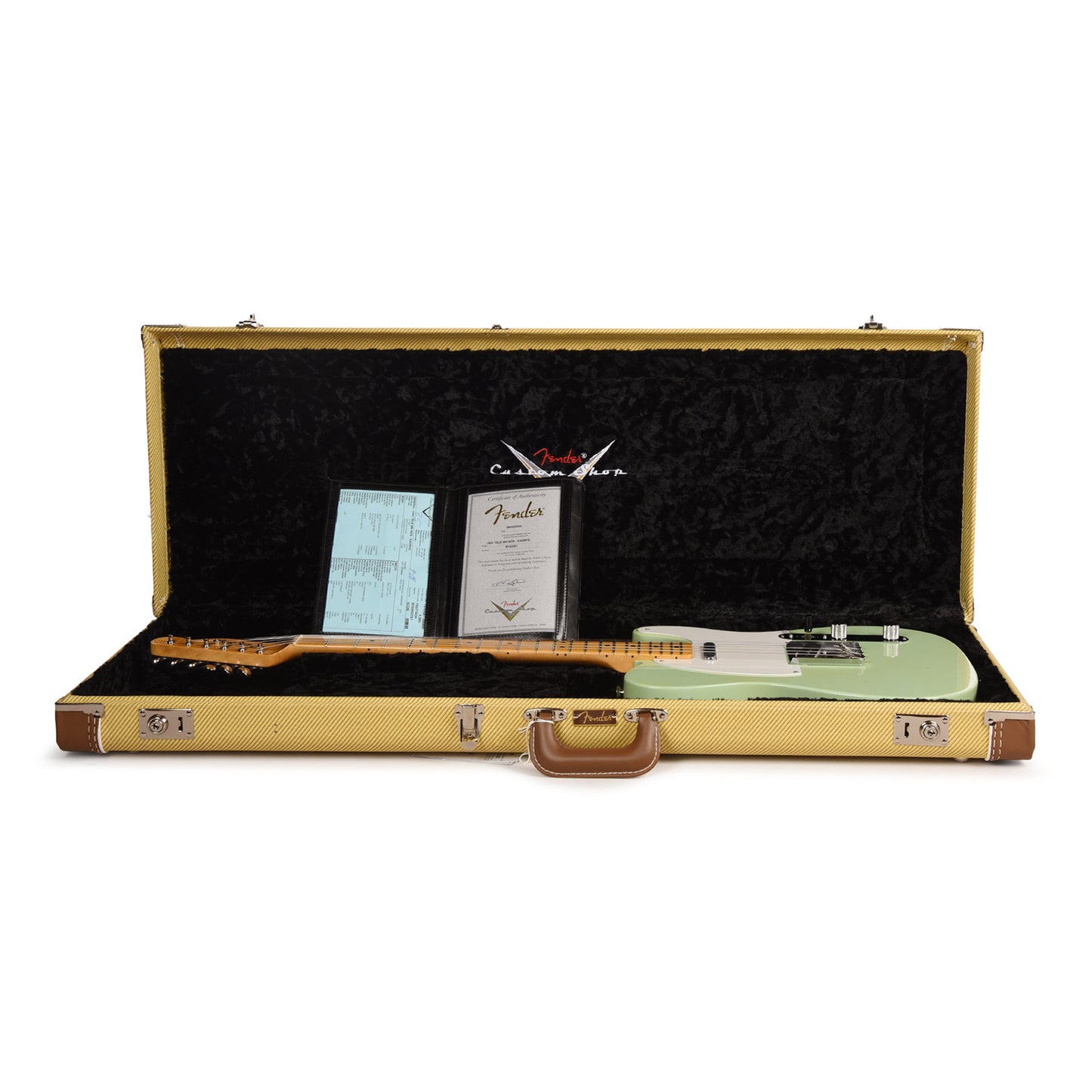 Fender Custom Shop 1955 Telecaster "Chicago Special" NOS Super Aged Surf Green Electric Guitars / Solid Body