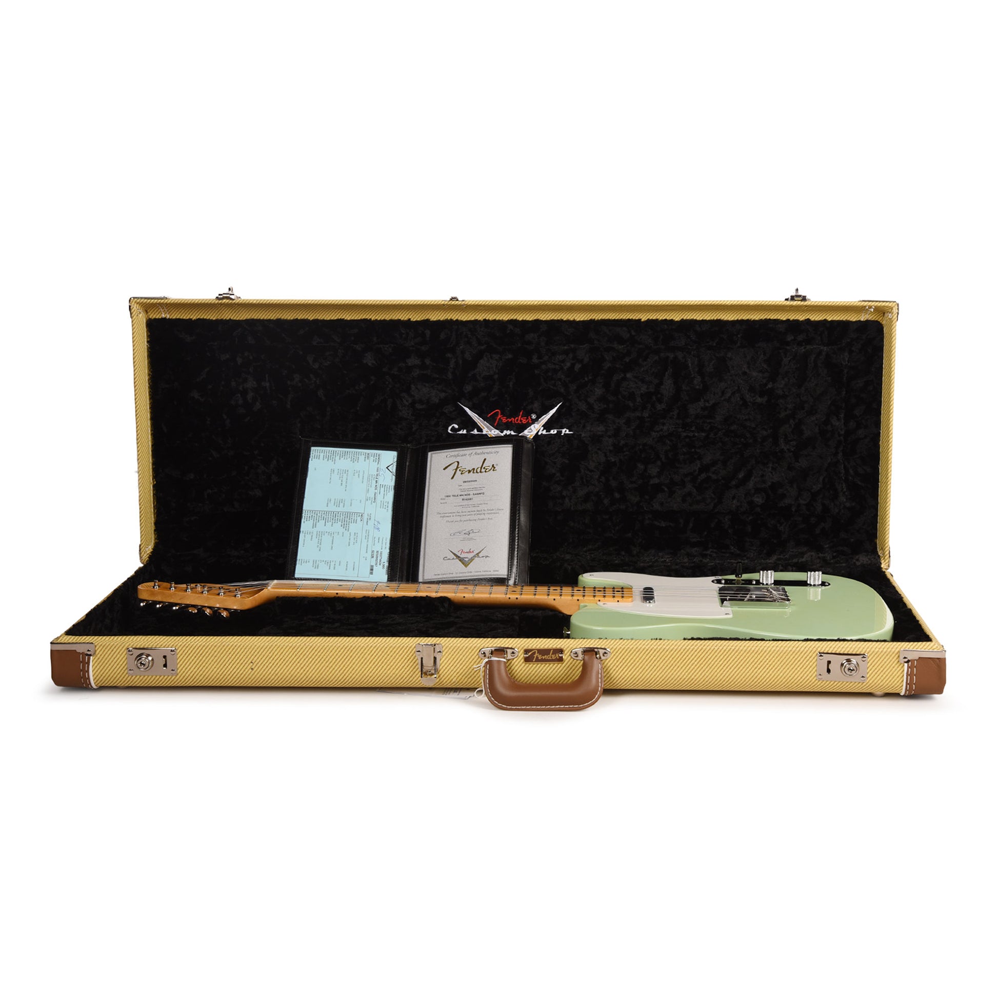 Fender Custom Shop 1955 Telecaster "Chicago Special" NOS Super Aged Surf Green Electric Guitars / Solid Body