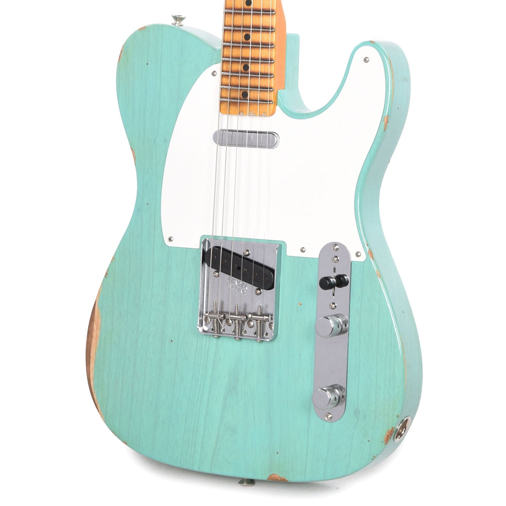 Fender Custom Shop 1955 Telecaster "Chicago Special" Relic Super Faded Trans Seafoam Green Electric Guitars / Solid Body