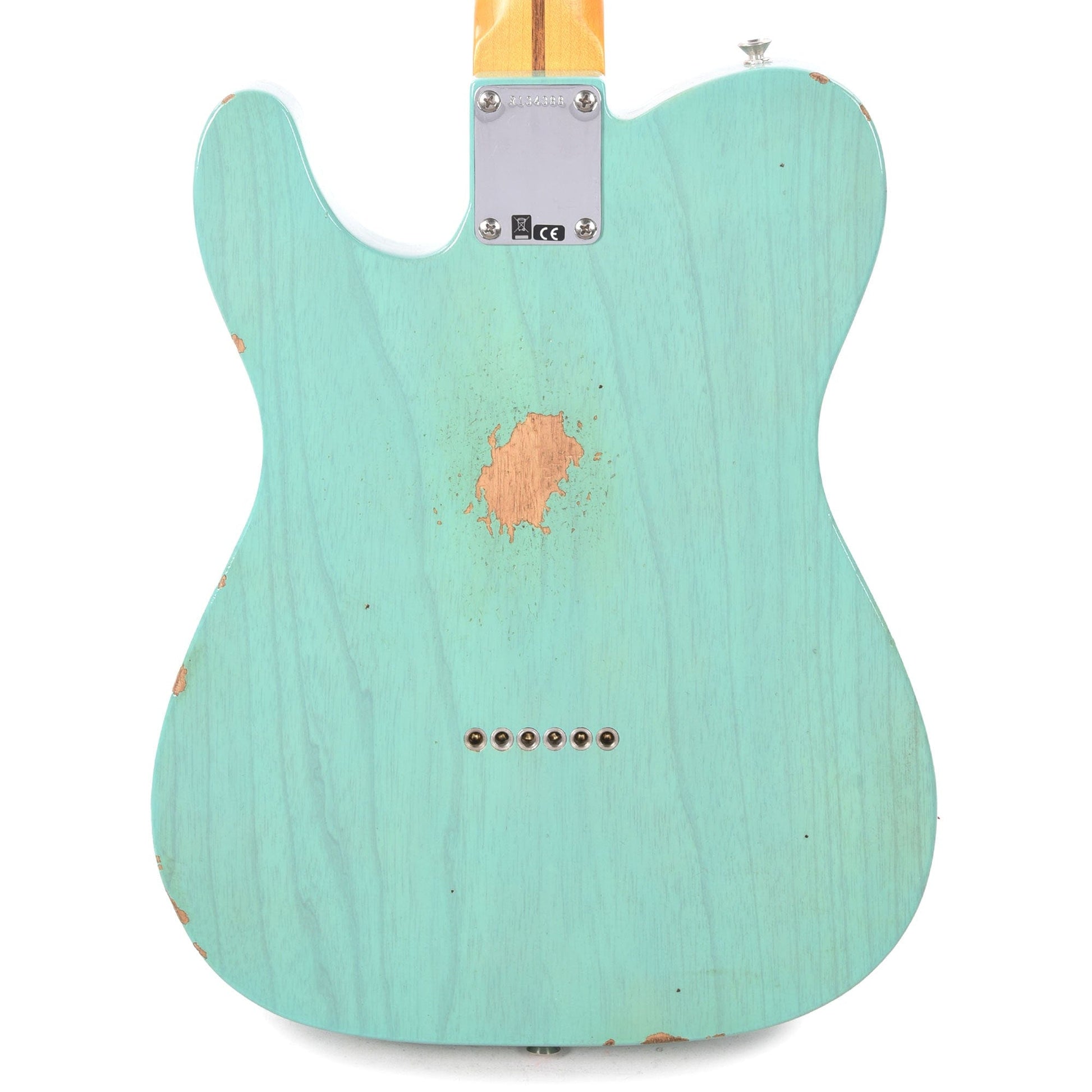 Fender Custom Shop 1955 Telecaster "Chicago Special" Relic Super Faded Trans Seafoam Green Electric Guitars / Solid Body