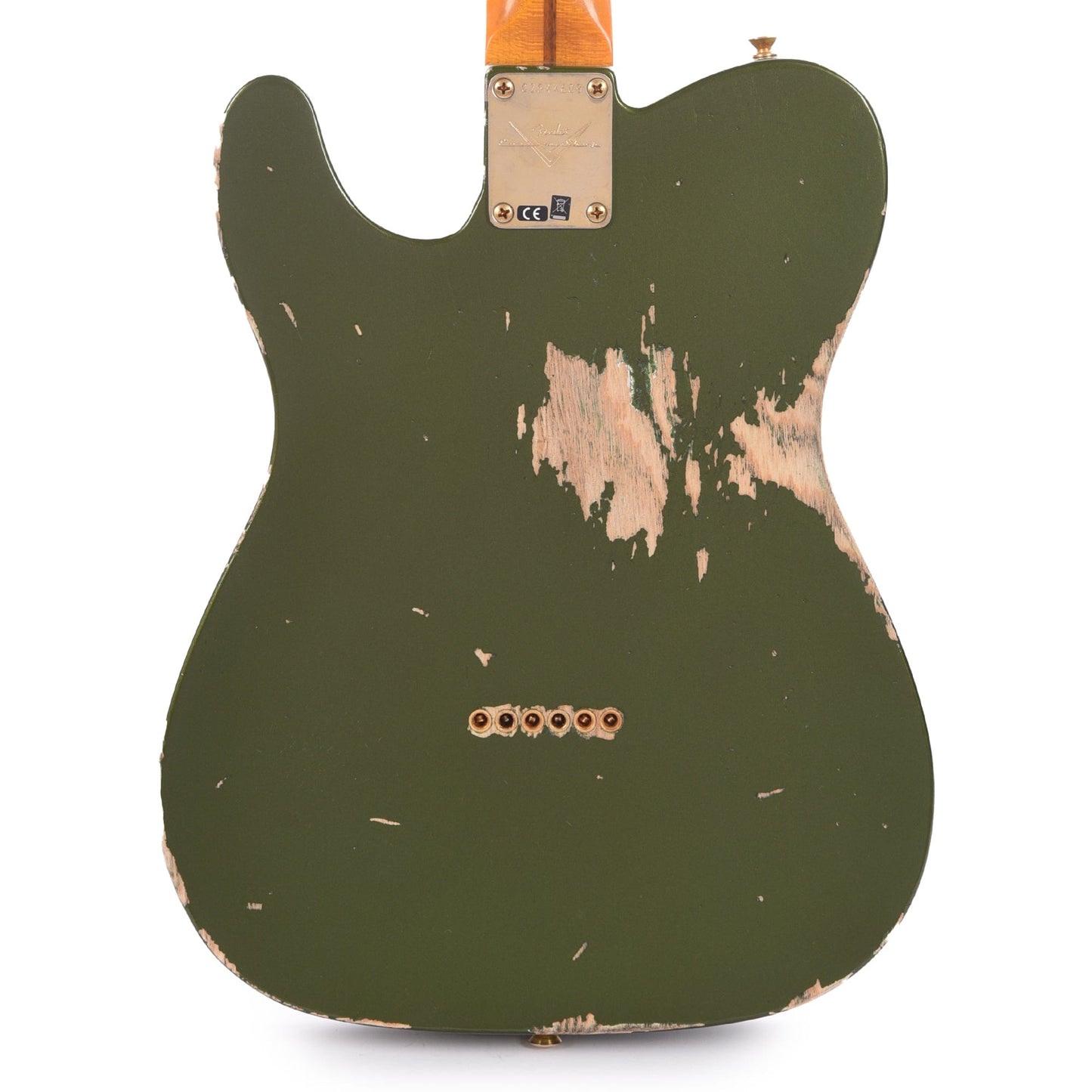 Fender Custom Shop 1955 Telecaster "Chicago Special" Super Heavy Relic Aged Cadillac Green w/AA Flame Quartersawn Neck & Gold Hardware Electric Guitars / Solid Body