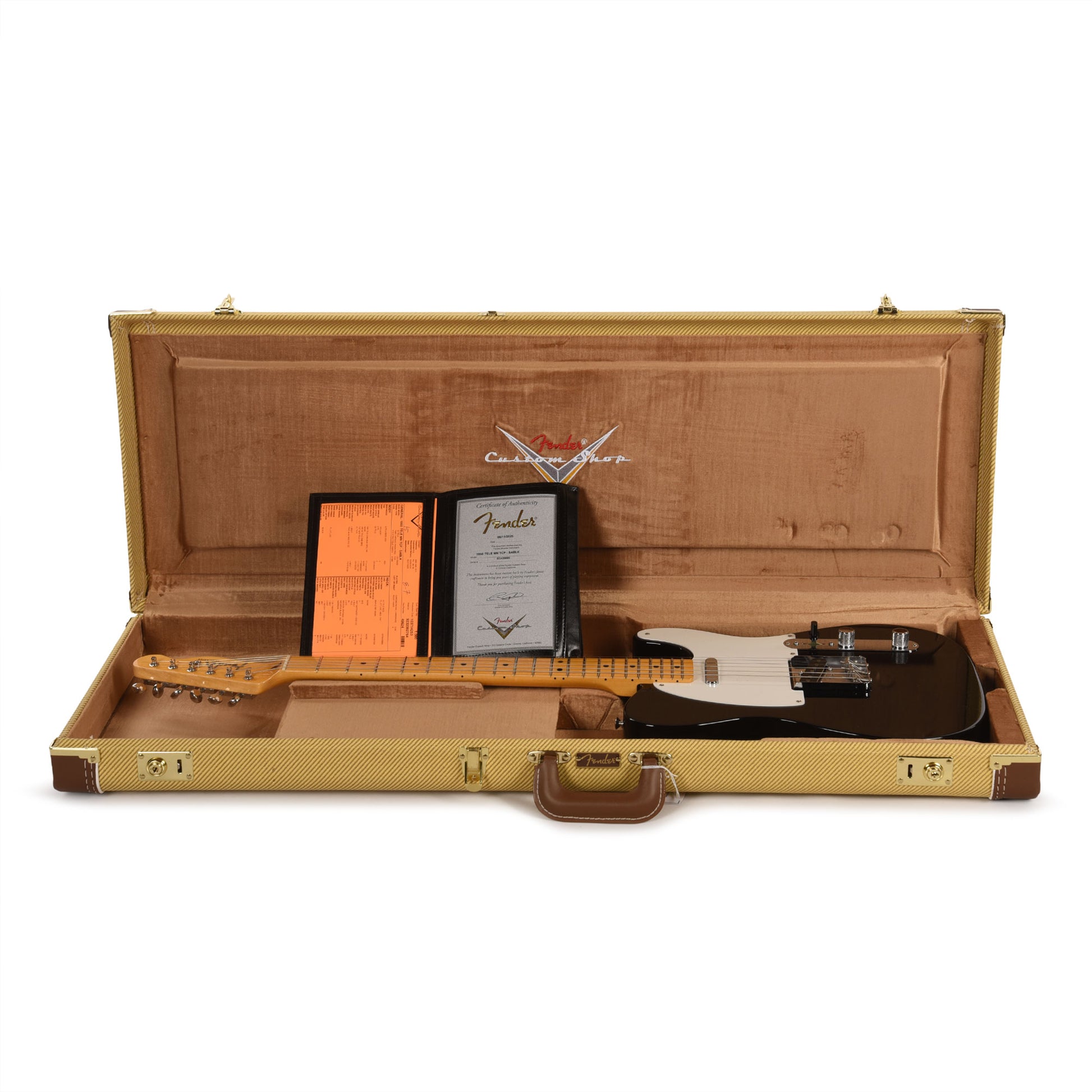 Fender Custom Shop 1955 Telecaster "Chicago Special" Time Capsule Super Aged Black Electric Guitars / Solid Body