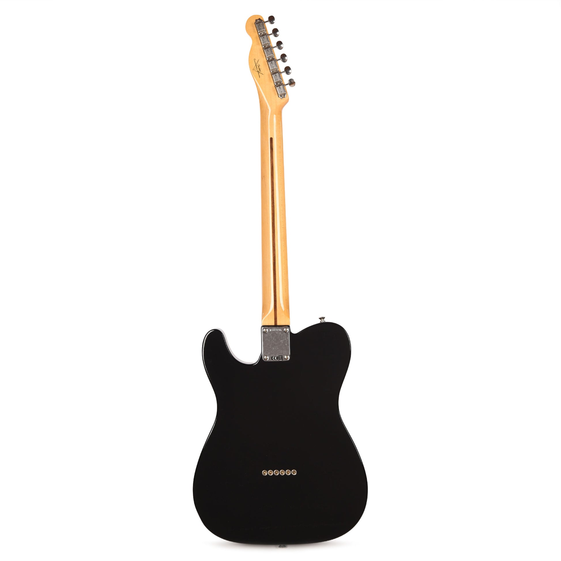Fender Custom Shop 1955 Telecaster "Chicago Special" Time Capsule Super Aged Black Electric Guitars / Solid Body