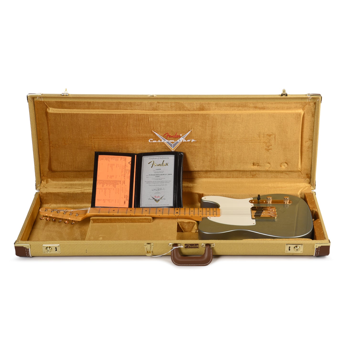 Fender Custom Shop 1956 Esquire "Chicago Special" Deluxe Closet Classic Super Aged Blue Ice Metallic Electric Guitars / Solid Body