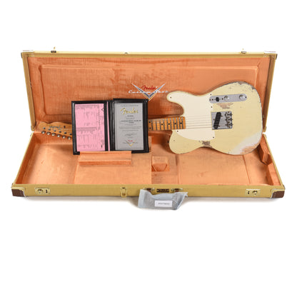 Fender Custom Shop 1956 Esquire "Chicago Special" Heavy Relic Super Aged 1955 Desert Tan Electric Guitars / Solid Body