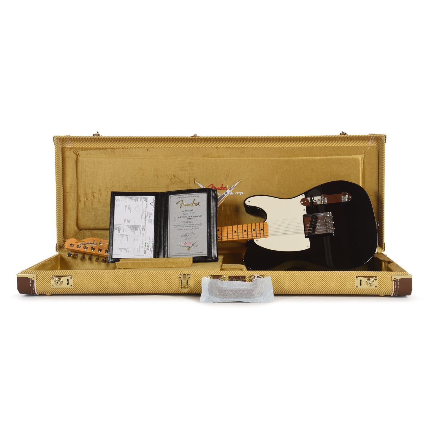 Fender Custom Shop 1956 Esquire "Chicago Special" NOS Aged Black Electric Guitars / Solid Body