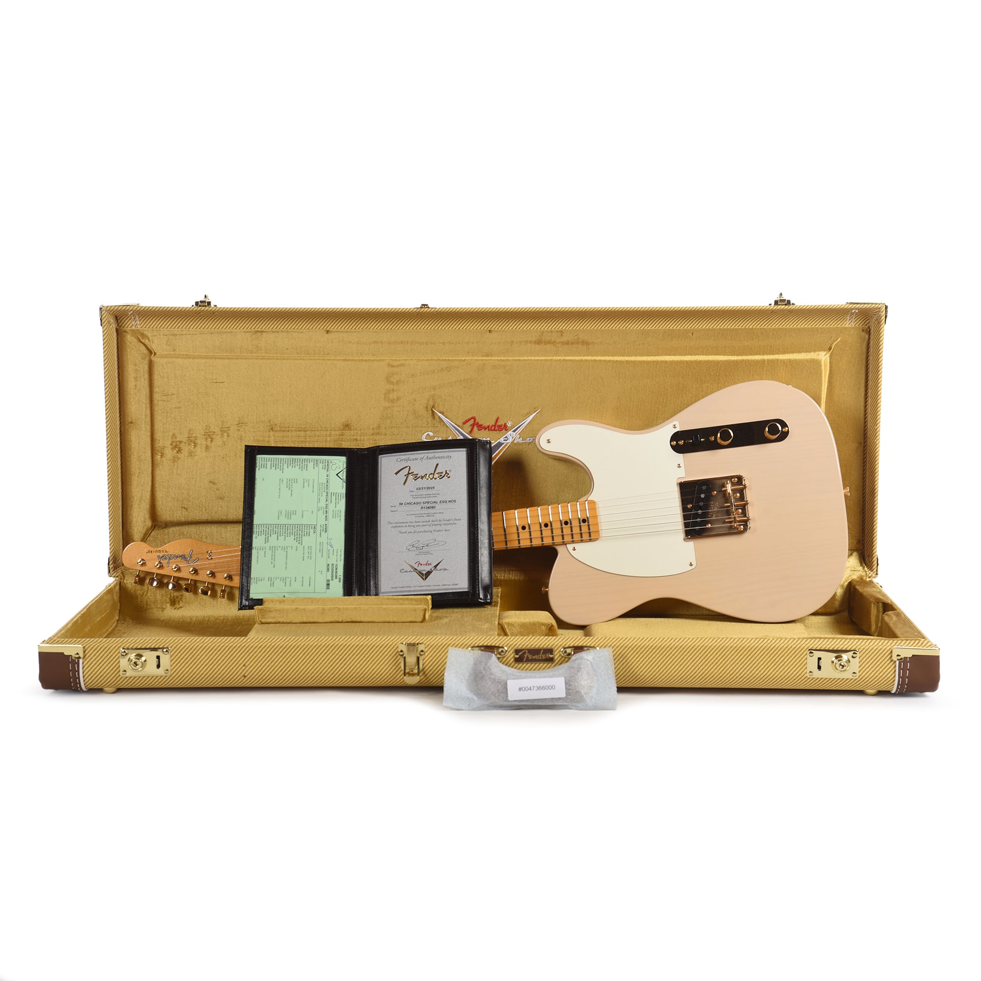 Fender Custom Shop 1956 Esquire "Chicago Special" NOS Aged Dirty White Blonde Electric Guitars / Solid Body
