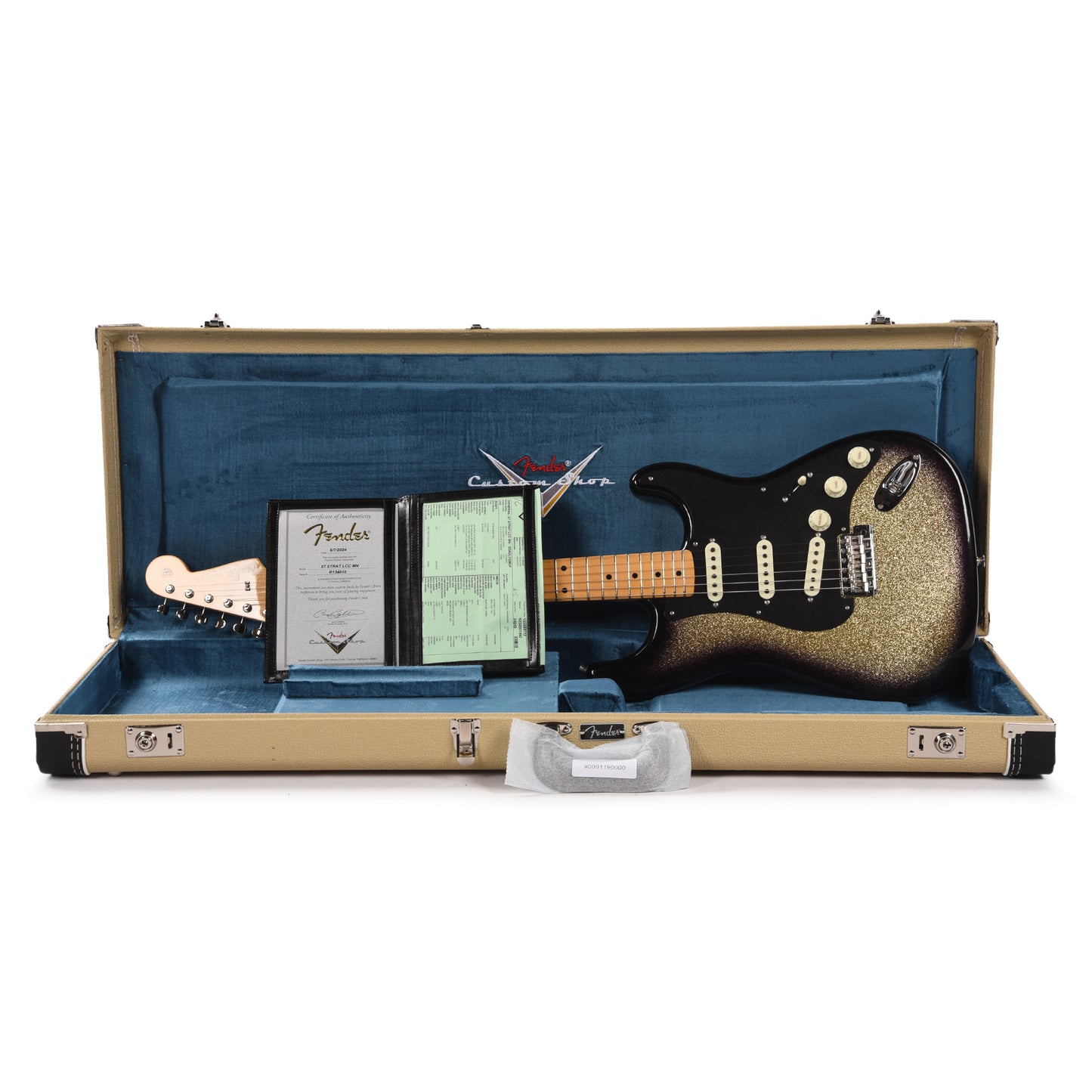 Fender Custom Shop 1957 Stratocaster "Chicago Special" Deluxe Closet Classic Super Aged Silverburst Sparkle Electric Guitars / Solid Body