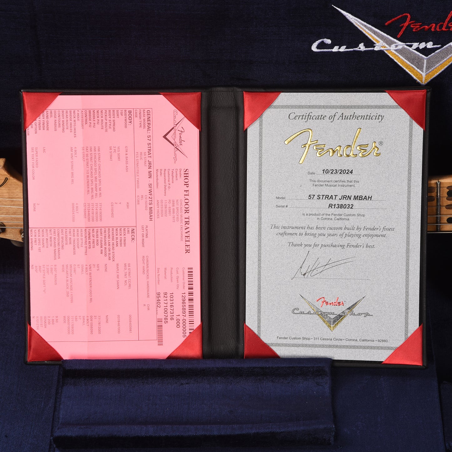 Fender Custom Shop 1957 Stratocaster "Chicago Special" Journeyman Relic Super Faded Wide Fade 2-Color Sunburst Master Built by Andy Hicks Electric Guitars / Solid Body