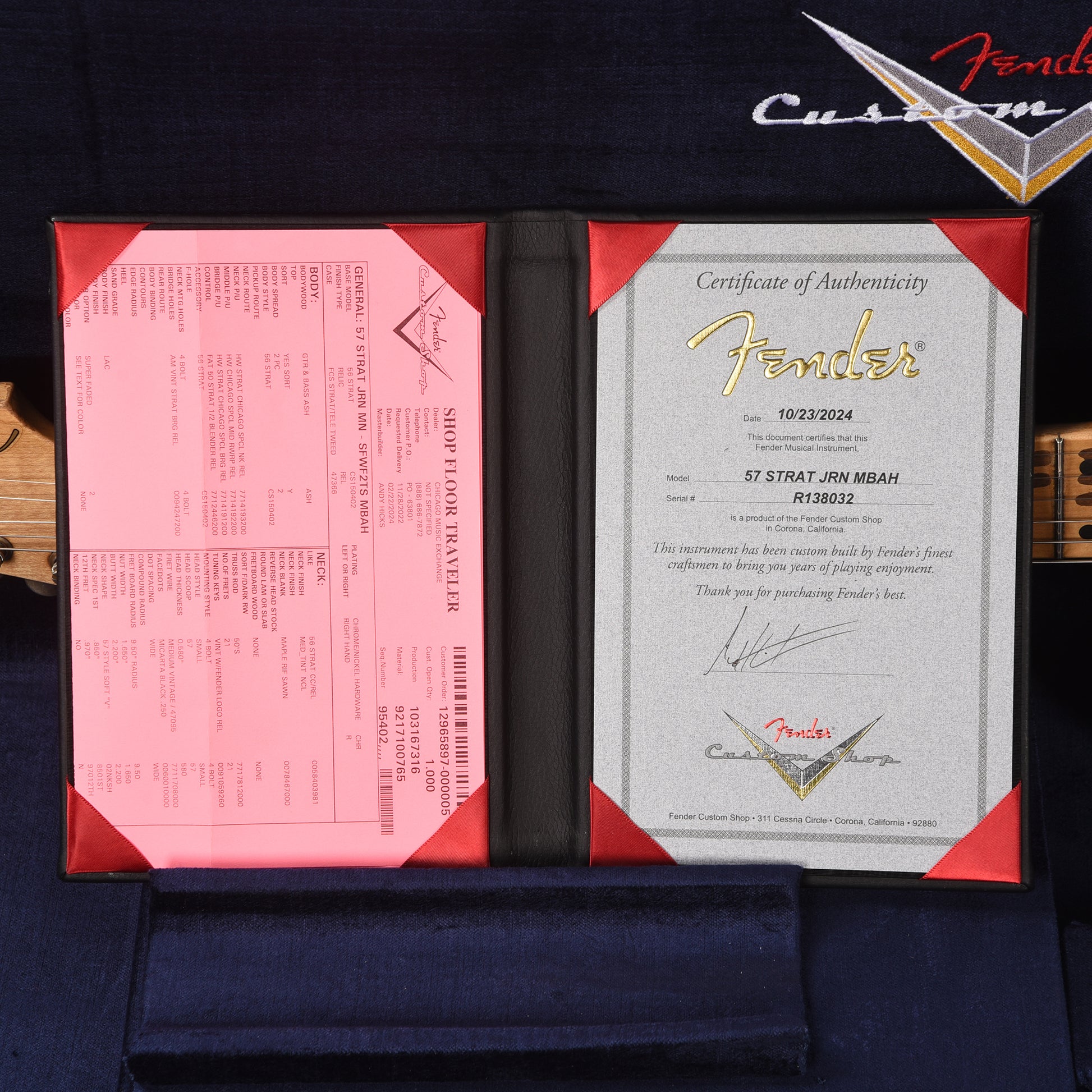 Fender Custom Shop 1957 Stratocaster "Chicago Special" Journeyman Relic Super Faded Wide Fade 2-Color Sunburst Master Built by Andy Hicks Electric Guitars / Solid Body