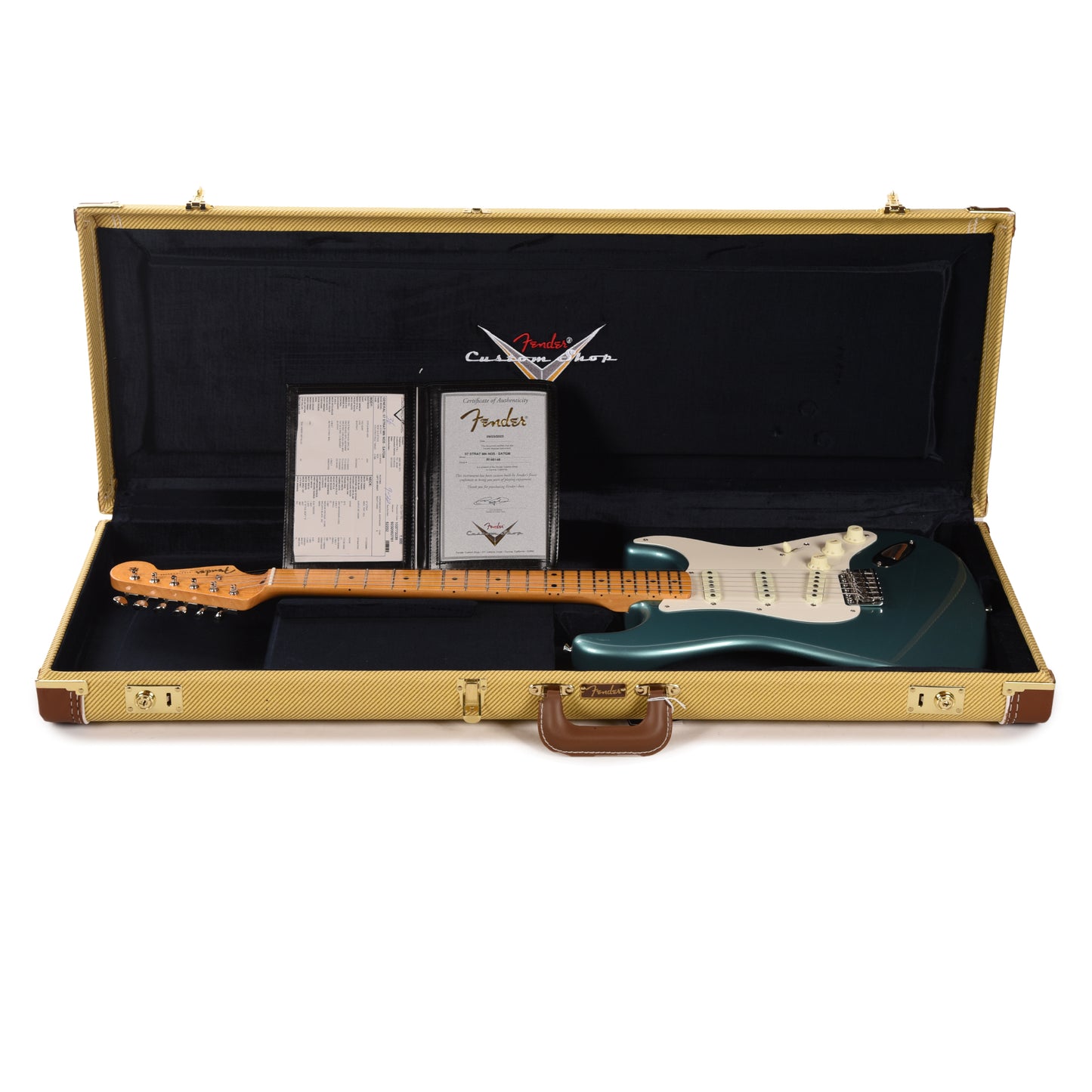 Fender Custom Shop 1957 Stratocaster "Chicago Special" NOS Super Aged Teal Green Metallic Electric Guitars / Solid Body