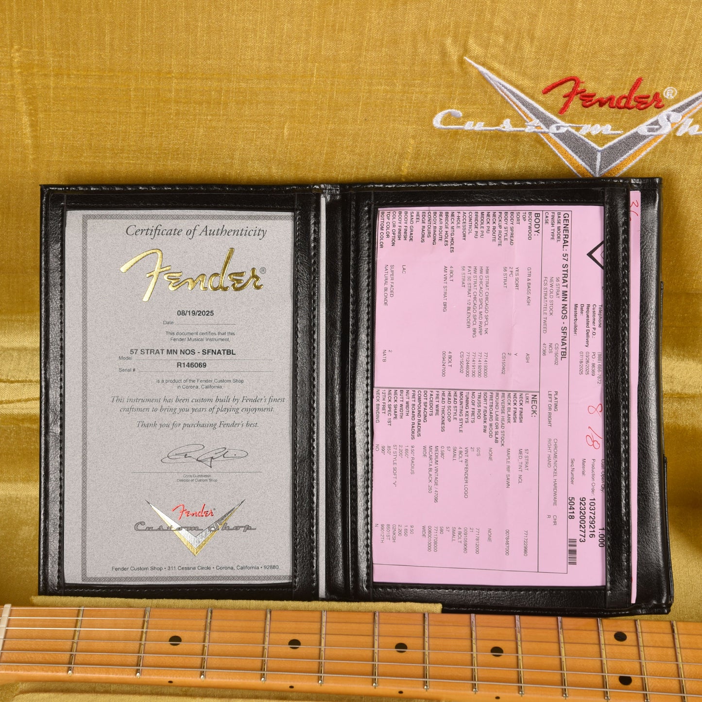 Fender Custom Shop 1957 Stratocaster "Chicago Special" NOS Super Faded Natural Blonde Electric Guitars / Solid Body