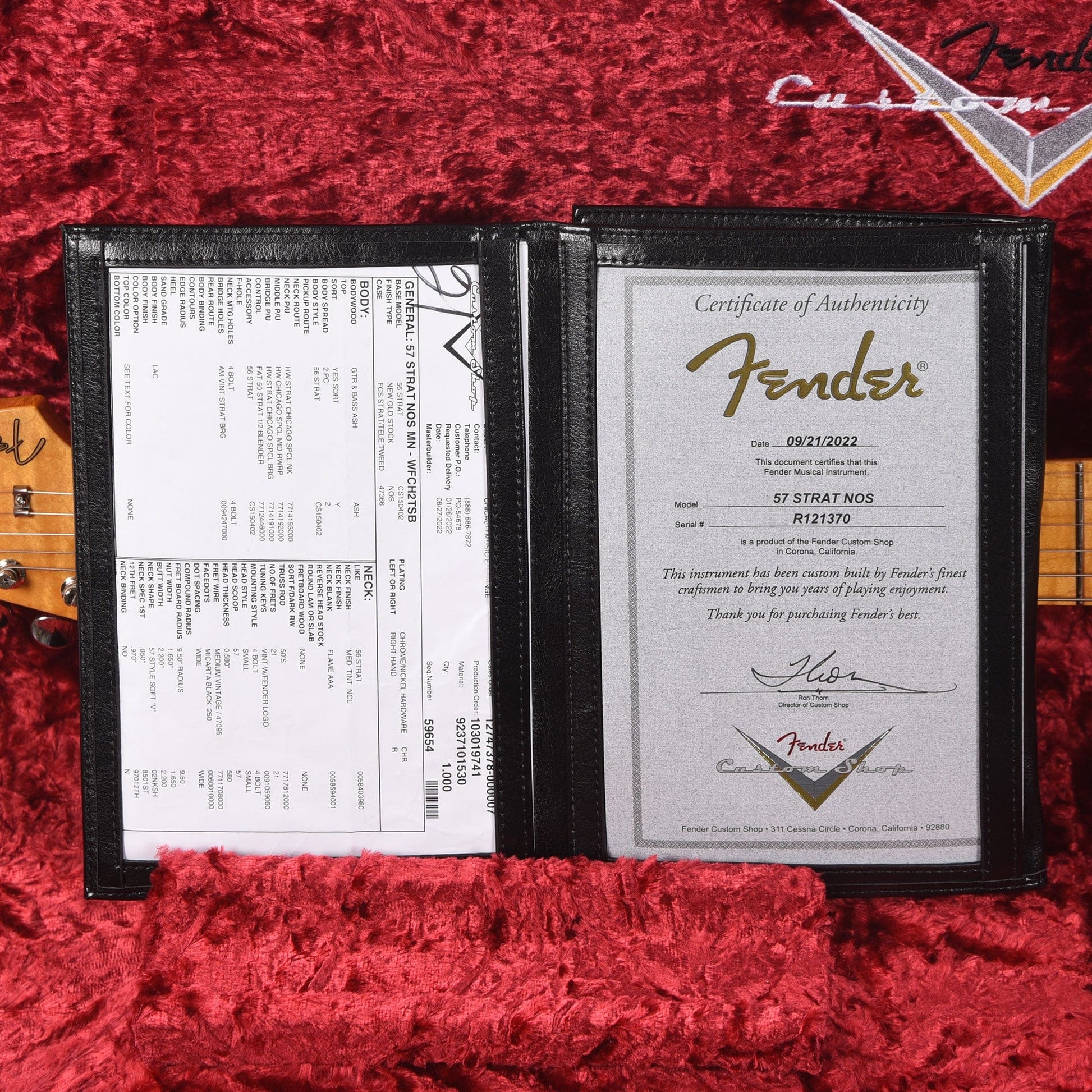 Fender Custom Shop 1957 Stratocaster "Chicago Special" NOS Wide Fade Chocolate 2-Tone Sunburst w/AAA Flame Neck Electric Guitars / Solid Body