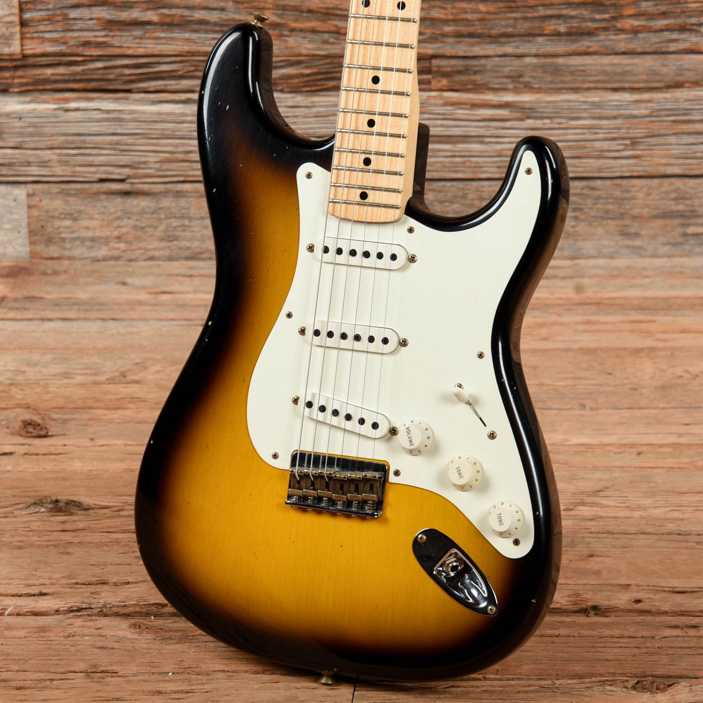 Fender Custom Shop 1957 Stratocaster Hardtail Journeyman Relic 2-Color Sunburst 2023 Electric Guitars / Solid Body