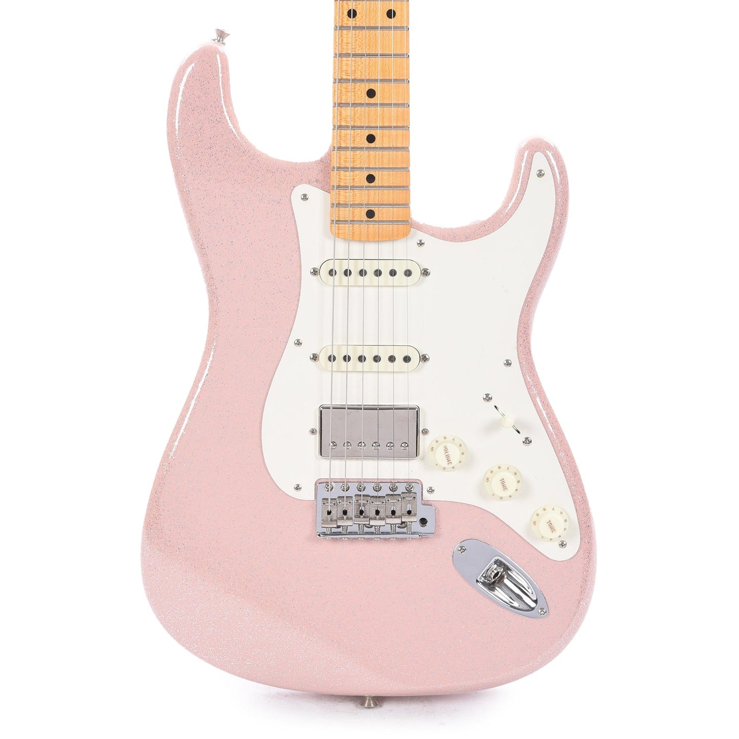 Fender Custom Shop 1957 Stratocaster HSS "Chicago Special" Deluxe Closet Classic Aged Shell Pink Sparkle Electric Guitars / Solid Body