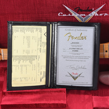 Fender Custom Shop 1957 Stratocaster HSS "Chicago Special" Deluxe Closet Classic Aged Shell Pink Sparkle Electric Guitars / Solid Body