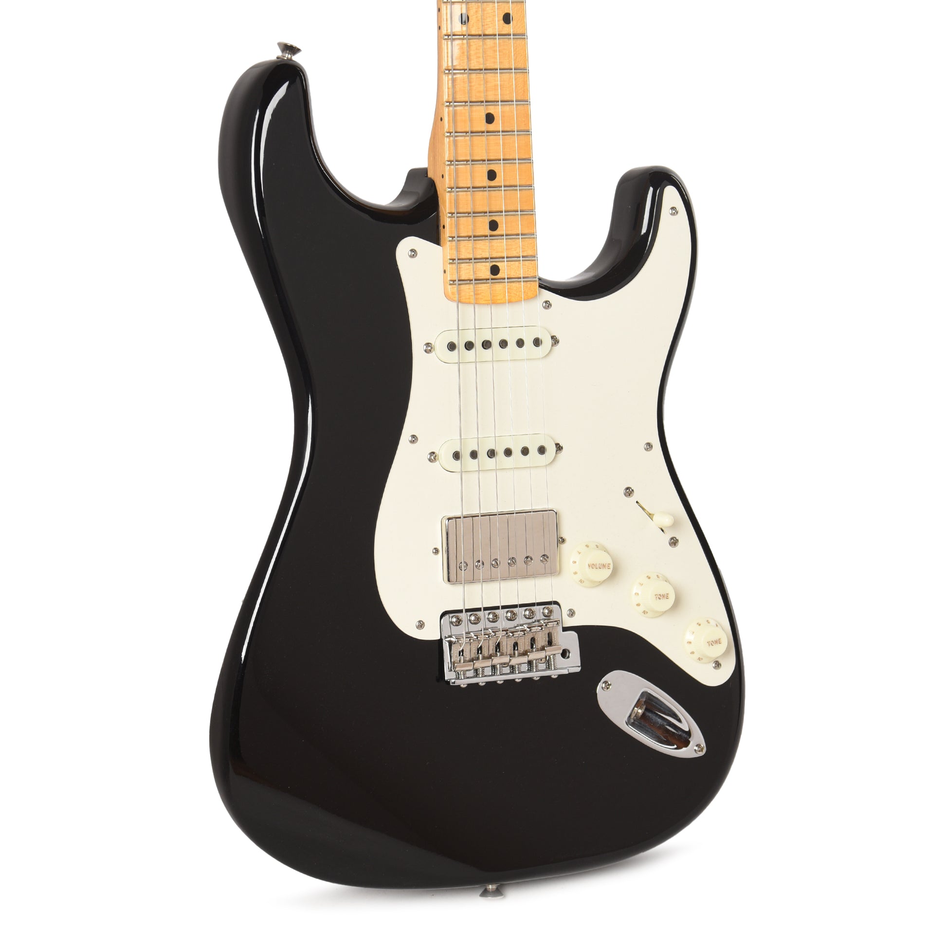 Fender Custom Shop 1957 Stratocaster HSS "Chicago Special" Deluxe Closet Classic Super Aged Black Electric Guitars / Solid Body