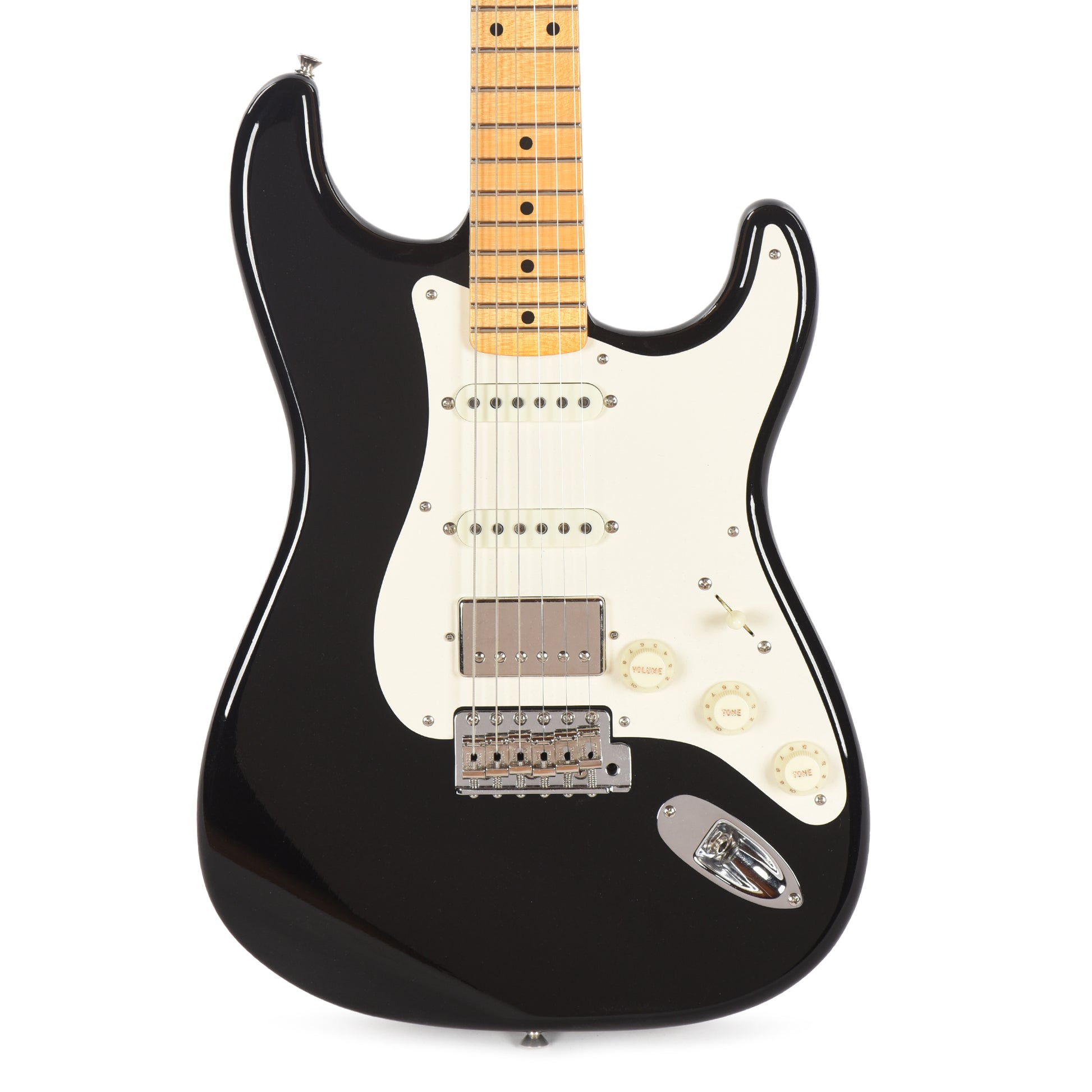 Fender Custom Shop 1957 Stratocaster HSS "Chicago Special" Deluxe Closet Classic Super Aged Black Electric Guitars / Solid Body