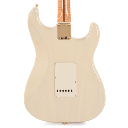 Fender Custom Shop 1957 Stratocaster HSS "Chicago Special" LEFTY Time Capsule Aged White Blonde w/3A Flame Neck & Gold Hardware Electric Guitars / Solid Body
