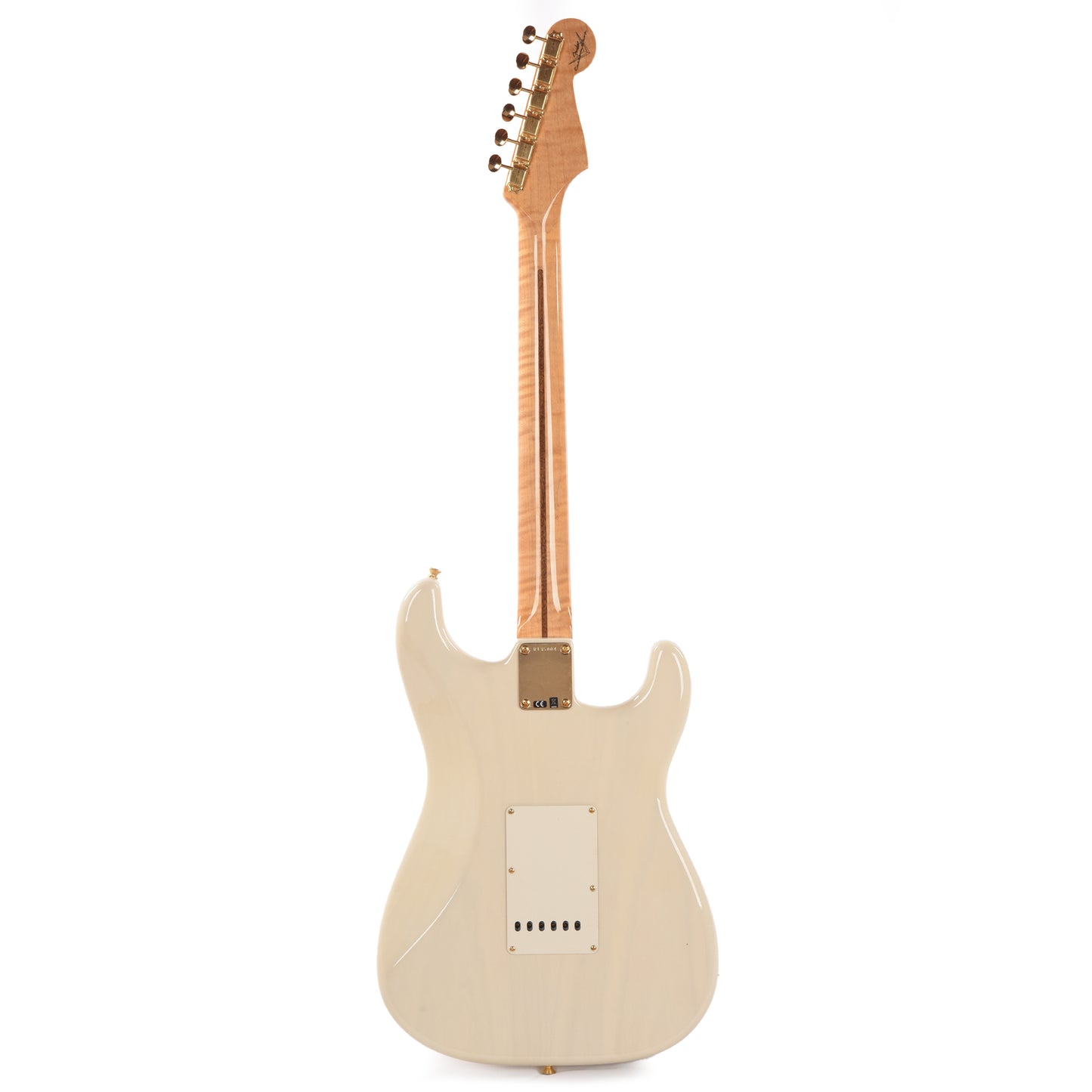 Fender Custom Shop 1957 Stratocaster HSS "Chicago Special" LEFTY Time Capsule Aged White Blonde w/3A Flame Neck & Gold Hardware Electric Guitars / Solid Body