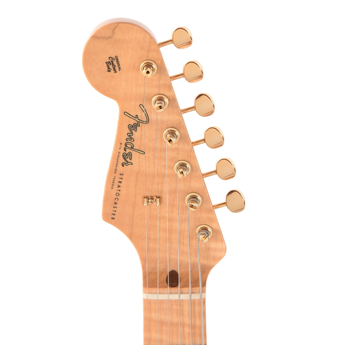 Fender Custom Shop 1957 Stratocaster HSS "Chicago Special" LEFTY Time Capsule Aged White Blonde w/3A Flame Neck & Gold Hardware Electric Guitars / Solid Body