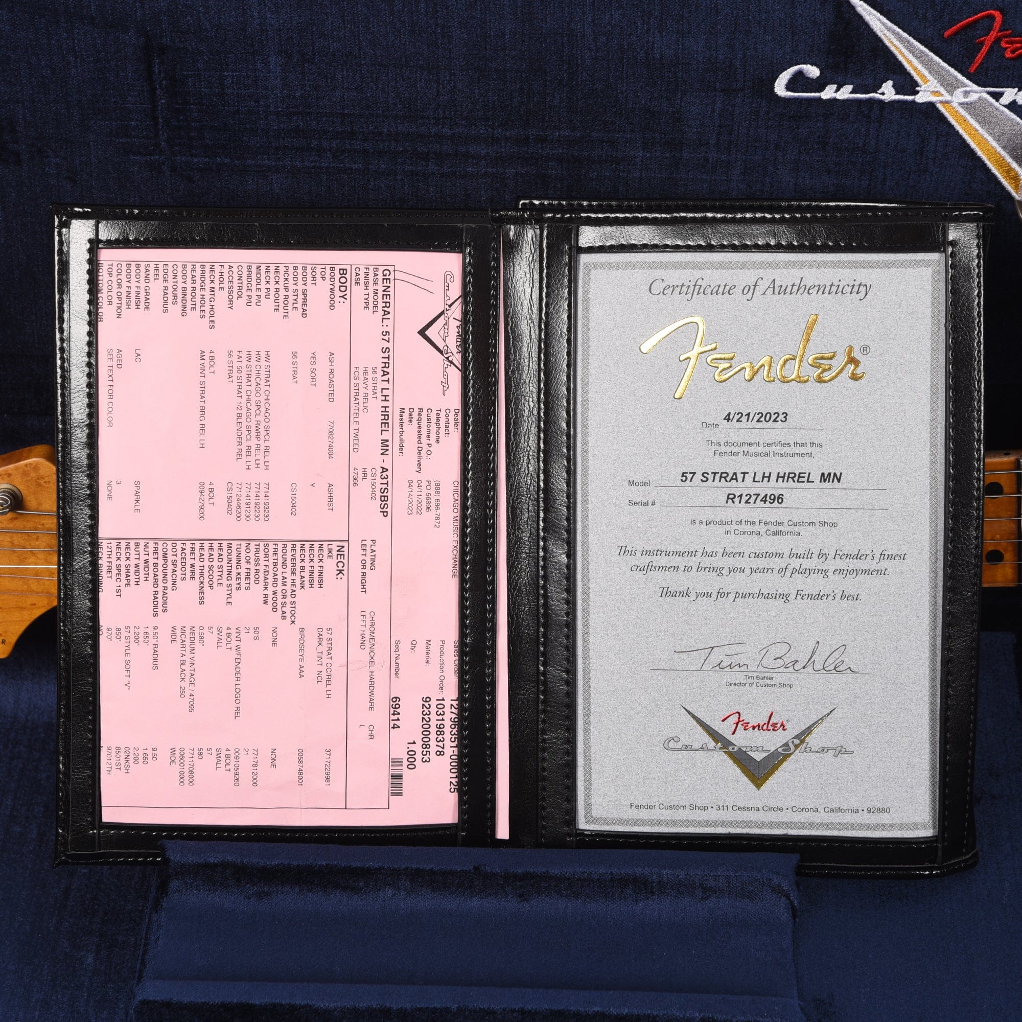 Fender Custom Shop 1957 Stratocaster Roasted Ash 