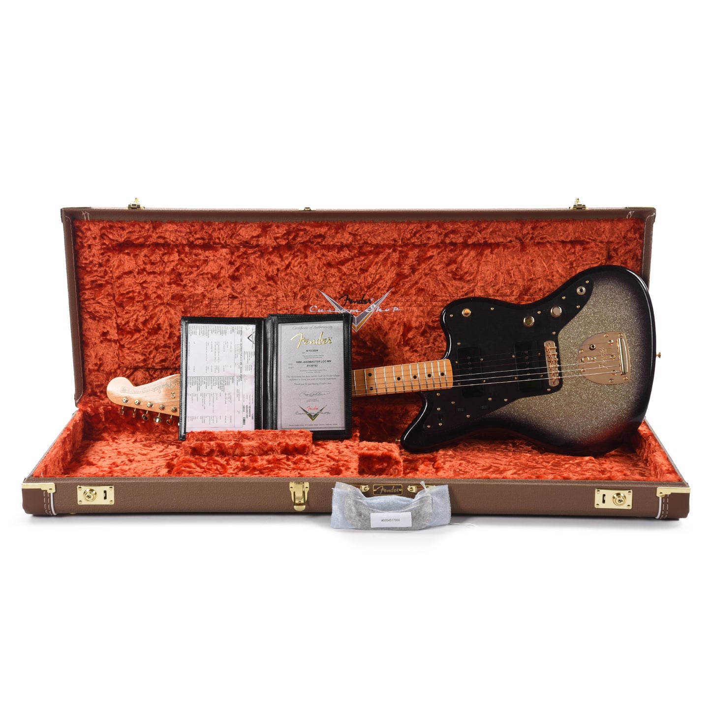 Fender Custom Shop 1958 Jazzmaster "Chicago Special" Deluxe Closet Classic Super Aged Silverburst Sparkle Electric Guitars / Solid Body