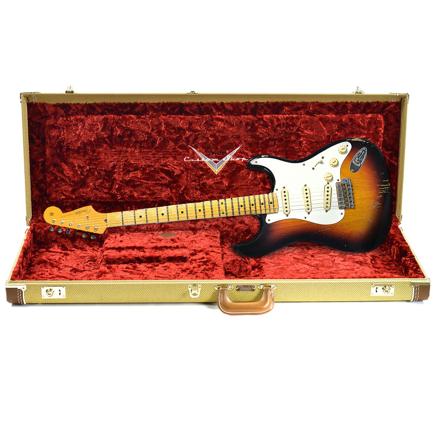 Fender Custom Shop 1958 Stratocaster 3-Tone Sunburst Master Built by Dennis Galuszka Electric Guitars / Solid Body
