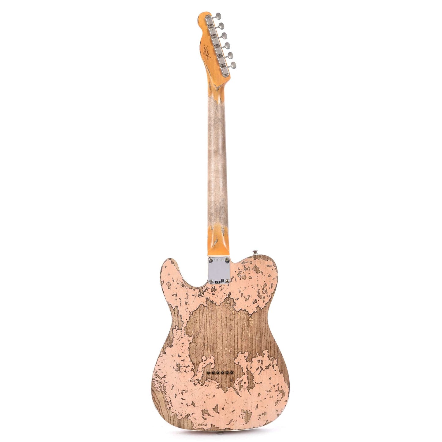 Fender Custom Shop 1959 Custom Telecaster "Chicago Special" Ash Super Heavy Relic Faded/Aged Shell Pink Electric Guitars / Solid Body