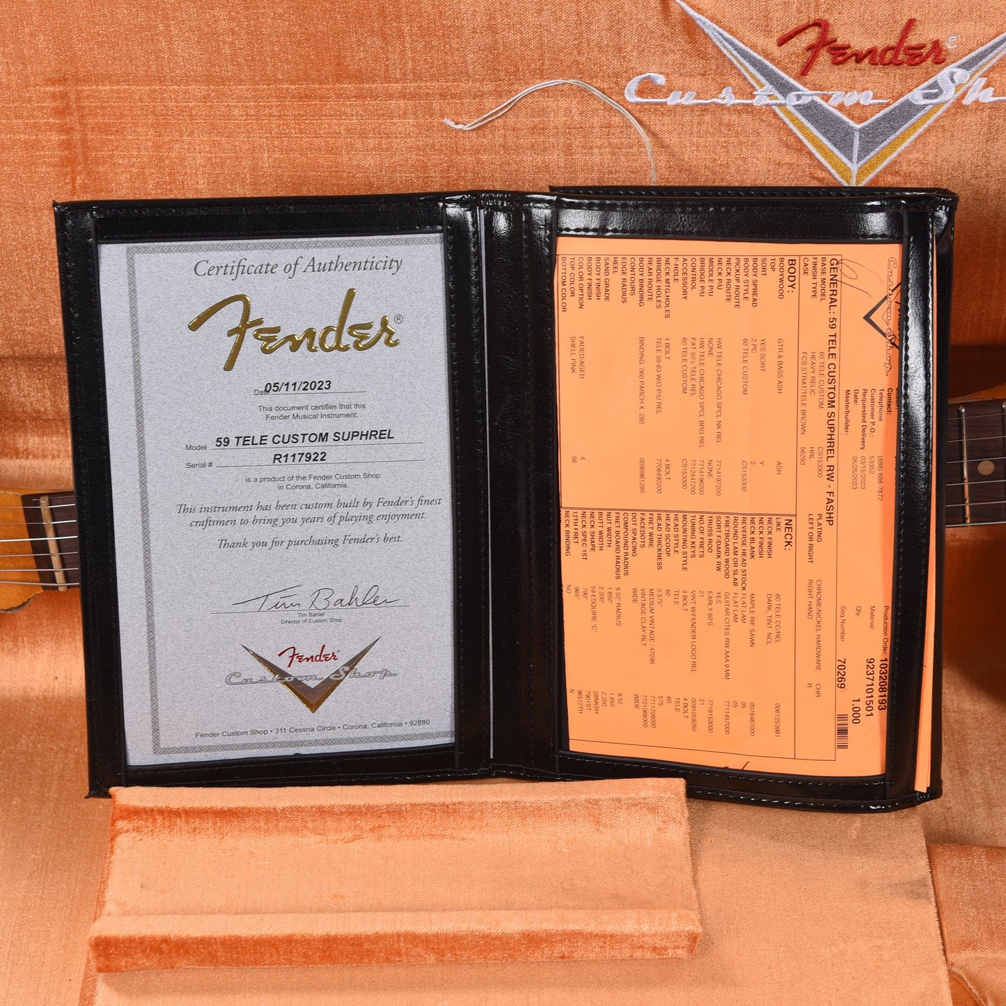Fender Custom Shop 1959 Custom Telecaster "Chicago Special" Ash Super Heavy Relic Faded/Aged Shell Pink Electric Guitars / Solid Body