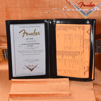 Fender Custom Shop 1959 Custom Telecaster "Chicago Special" Ash Super Heavy Relic Faded/Aged Shell Pink Electric Guitars / Solid Body